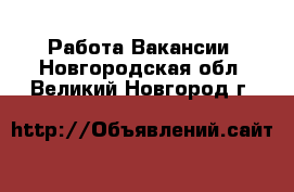 Работа Вакансии. Новгородская обл.,Великий Новгород г.